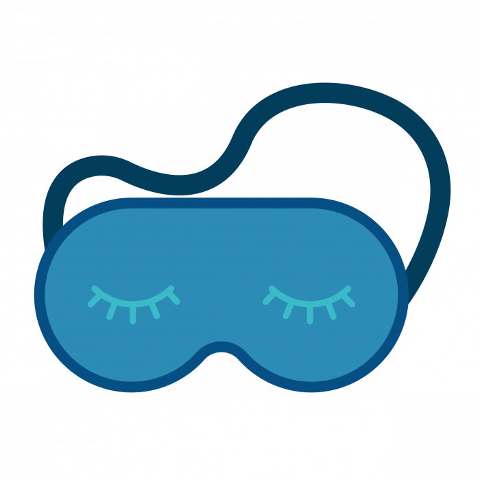 Illustration of sleeping mask
