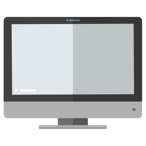 Illustration of tv screen